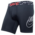 Nike Boxershorts Brief Scribble Print 1-pack - Svart/Röd adult 000PKE1160-1MC