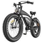 Elektrisk Cykel Hidoes HD-B3 - Motor 1200W Batteri 48V18.2AH Däck 26 Tum - Svart