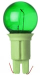 Microlampa Push-In 12V 1,14W Grön 5-Pack