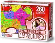 Zachem Pedagogiskt Pussel, 260 Element, Karta Över Polen (Zach0062)