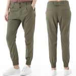 adidas Neo Women's Green Skinny Fit Casual Pants St Major Size W28 32L. F78889