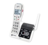 Amplidect 595 U.L.E - Loud Cordless Home Telephone with Intercom System,