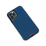Mous - Protective Case for iPhone 11 Pro Max - Contour - Blue Leather - No Screen Protector