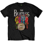 The Beatles Unisex T-Shirt: Sgt Pepper (Retail Pack) (Medium)