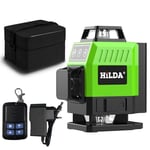 HILDA 16/12 lignes niveau laser ligne verte SelfLeveling 360 horizontal et vertical super puissant faisceau vert niveau laser - Type LS155