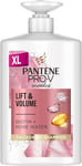 Pantene Biotin & Rose Water Hair Thickening Shampoo, Lift 'N' Volume, 1L