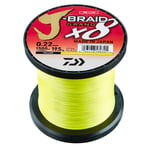 Daiwa J Braid Grand X8 0.20mm 1350m Yellow 35Lb