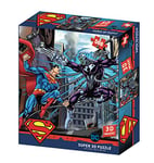 DC Comic Superman vs Electro Puzzle Does Not Apply Effet 3D, SM32522, Multicolore, One Size