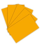 folia 6316 – Papier de couleur 130 g/m², papier à dessin ton jaune foncé, format A3, 50 feuilles comme base pour de nombreux travaux manuels