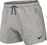 NIKE FB6870-012 M NK DF RUNDVN Stride 4IN SHRT Shorts Men's LT Iron ORE/Reflective SILV Size 2XL