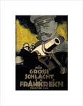 Wee Blue Coo Ad Movie Film Great Battle France War WWI Hindenburg Germany Art Wall Art Print