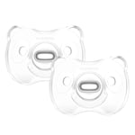 medela baby Medela Baby Soft Silikon 0-6 UNO transparent, 2 st