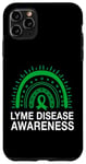 Coque pour iPhone 11 Pro Max Lyme Ruban de sensibilisation à la maladie Vert citron