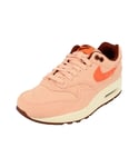 Nike Air Max 1 PRM Mens Trainers Coral - Pink - Size UK 11