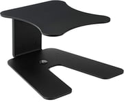 K&M 26774 Support de table pour moniteur Noir, acier - support réglable en hauteur en continu au design innovant