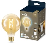 WIZ Filament Amber Tuneable White Smart LED Light Bulb - E27, G95