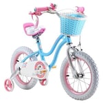 Royalbaby star-girl girl’s kids children bike in colour blue in size 14” with stabiliser