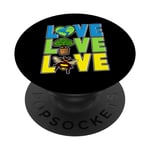 Earth Love Trees And Nature Love Bees Earth Science PopSockets Swappable PopGrip