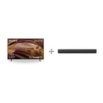 Sony X75WL 55" 4K LED Google TV + Bravia Theatre Bar 8 – 5.0.2 Dolby Atmos Soundbar -tuotepaketti
