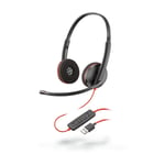 POLY C3220 BLACKWIRE STEREO USB-A HEADSET