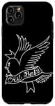 Coque pour iPhone 11 Pro Max Cry Baby Tattoo Esthétique Crybaby Bird