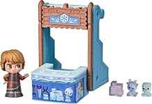Disney Frozen 2 Twirlabouts Series 1 Kristoff Sled to Shop Playset, Includes Kristoff Doll and Accessories, Toy for Kids 3 and Up