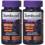 Sambucol Immune Support 12 Years+ 2 x 30 Gummies Black Elderberry DATED JAN/23