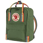 FJÄLLRÄVEN 23621 Kånken Rainbow Mini Sports backpack Unisex Spruce Green-Rainbow Pattern One size
