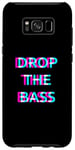 Coque pour Galaxy S8+ Drop The Bass Techno EDM Music Festival Raver Dance Rave