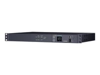 Cyberpower Metered Ats Series Pdu24005 - Kraftdistributionsenhet (Kan Monteras I Rack) - Ac 200-240 V - 1-Fas - Serial - Ingång: 2 X Iec 60320 C20 - Utgångskontakter: 10 (2 X Iec 60320 C19, 8 X Iec 60320 C13) - 1U - 3.05 M Sladd - Svart
