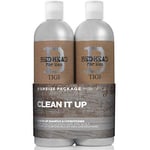 Bed Head for Men by TIGI | Clean Up Shampoo and Conditioner Set | Moisturisin...