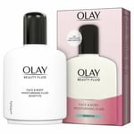 Olay Beauty Fluid Face and Body Sensitive Moisturiser, 200 ml