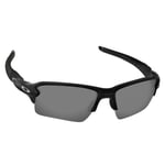 Hawkry Polarized Replacement Lenses for-Oakley Flak 2.0 XL Sunglass Sport Black