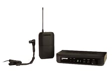 Shure BLX14/P98H UHF Wireless Microphone System - Perfect for Brass, Horns, Woodwinds - 14-Hour Battery Life, 100m Range | Includes PGA98H Clip-on Instrument Mic, Single Channel Receiver | K3E Band