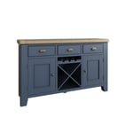 https://furniture123.co.uk/Images/FOL104053_3_Supersize.jpg?versionid=2 Large Navy & Oak Sideboard - Pegasus