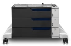 HP LaserJet 3x500-sheet papirmater og stativ