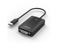 USB-A til DVI Adapter (sort)