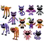 Catnap Plysch Poppy Playtime Kapitel 3 Monster Catnap Leende Litet Djur Plysch Fylld Kudde Docka Leksaker Glow-in-the-dark Catnap
