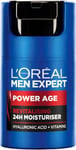 NEW L'Oréal Men Expert Power Age Moisturiser, Hydrating & Revitalising Hyaluroni
