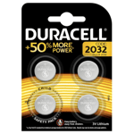 Duracell DL2032 Lithium Batteries (4 Pack)