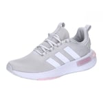 adidas Women's Racer TR23 Shoes, Grey one/Cloud White/Clear Pink, 3.5
