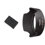 Canon LP-E17 Battery Pack for EOS M3 & EW-63C lens hood for EF-S 18-55mm f/3.5-5.6 IS STM objective