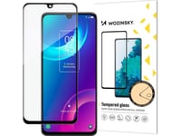 Wozinsky Wozinsky Superstark Full Glue Fullskärm Härdat Glas Med Case Friendly Tcl 30 Plus Ram Svart