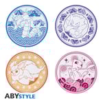 Pokemon tallrikar - Set of 4 Plates - Japanese Style (4-pack)