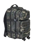 Brandit Laser Cut Assault Ryggsäck - 25 Liter (Black Camo, One Size) Size Black Camo