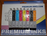 8 Non OEM REFILLABLE EMPTY REFILL INK CARTRIDGE EPSON STYLUS PHOTO R1900 PRINTER