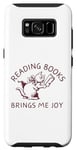 Coque pour Galaxy S8 Trouvez de la joie dans la lecture de livres - Délices des amateurs de livres