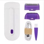 2X(Painless Hair Removal Suitable for Any Part of the Body Women's Epilator Ligh