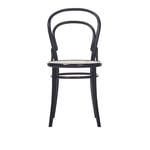 Ton - Ton Chair 14 - Black B123/Cane - Matstolar - Trä