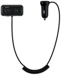 Baseus Trådløs Bluetooth FM-sender S-16 Bil Bluetooth MP3-afspiller - Sort